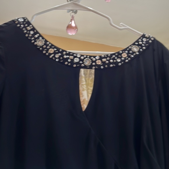 GORGEOUS black l/s cocktail dress sz 12 ALEX EVE.. Purchased from Nordstrom - Picture 3 of 6